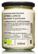 Plat de pleurotes aux nouilles d'épeautre et aneth BIO 540 ml - ZAKWASOWNIA